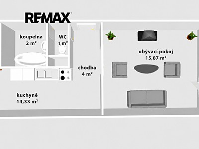 Prodej bytu 1+1, 35 m² (2 z 17)
