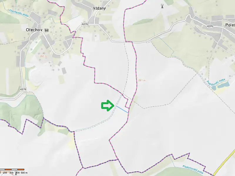Prodej pole 1731 m², Ořechov – náhled fotky 3