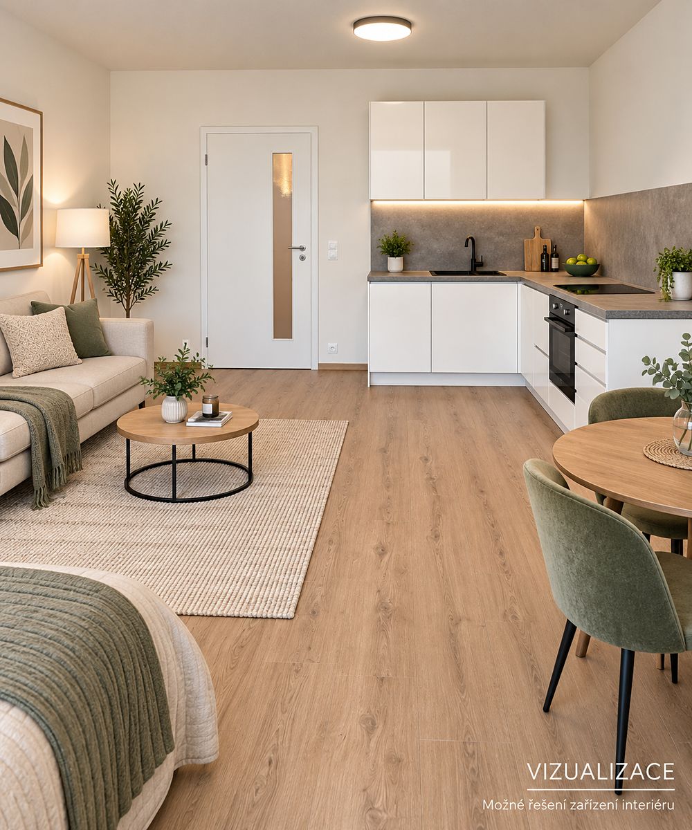 Prodej bytu 1+kk 33 m², Kladno – fotka 1 z 3