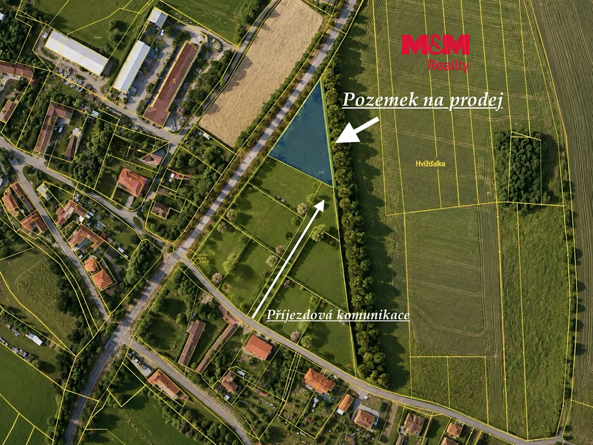 Prodej stavebního pozemku 1841 m²