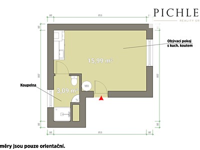 Wohnung 1+kk zur Miete, 19 m² (3 von 9)