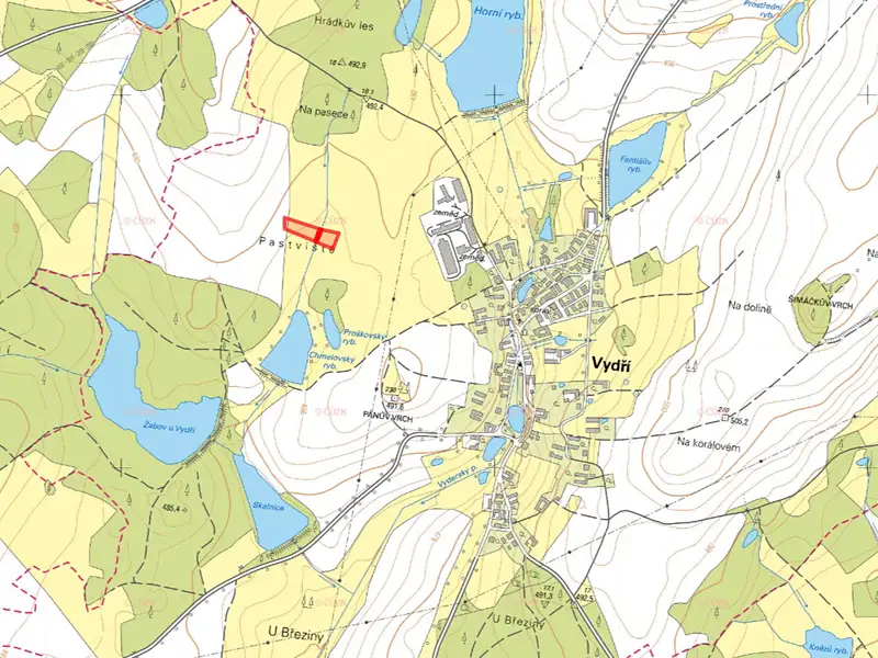 Prodej louky 5033 m², Vydří – náhled fotky 2