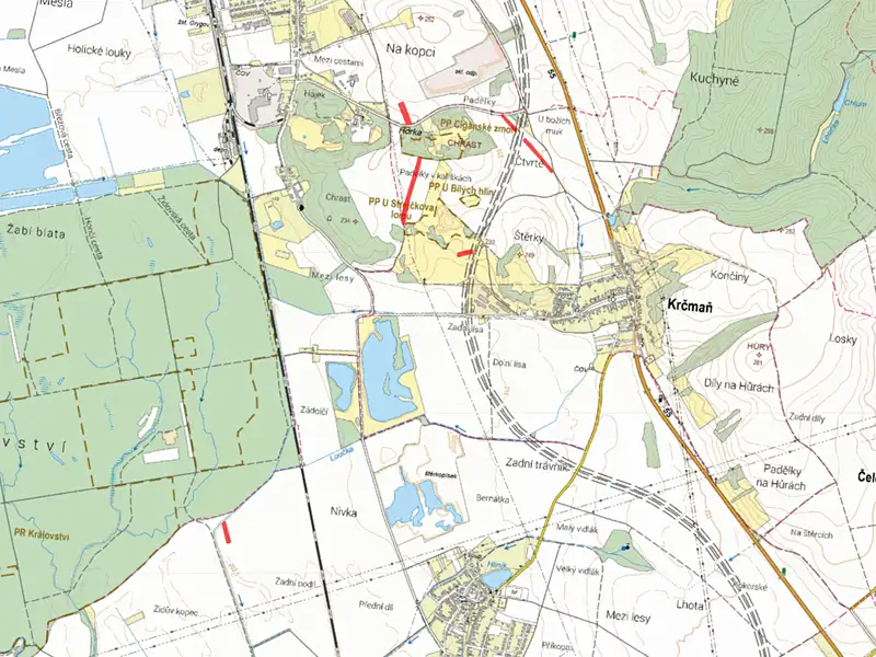 Prodej pole 11966 m², Krčmaň – náhled fotky 3