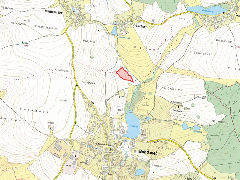 Prodej pole 11966 m², Bohdaneč – náhled fotky 2