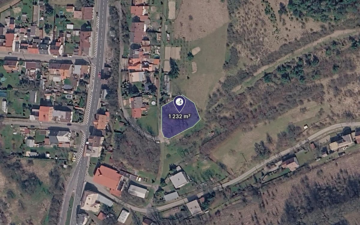 Prodej pozemku 1232 m², Březová nad Svitavou – fotka 1 z 3