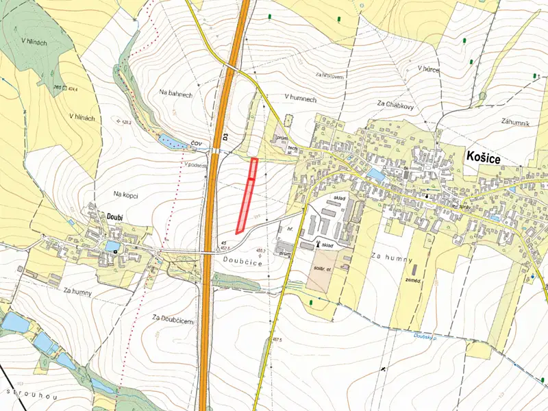 Prodej pole 4048 m², Košice – náhled fotky 2