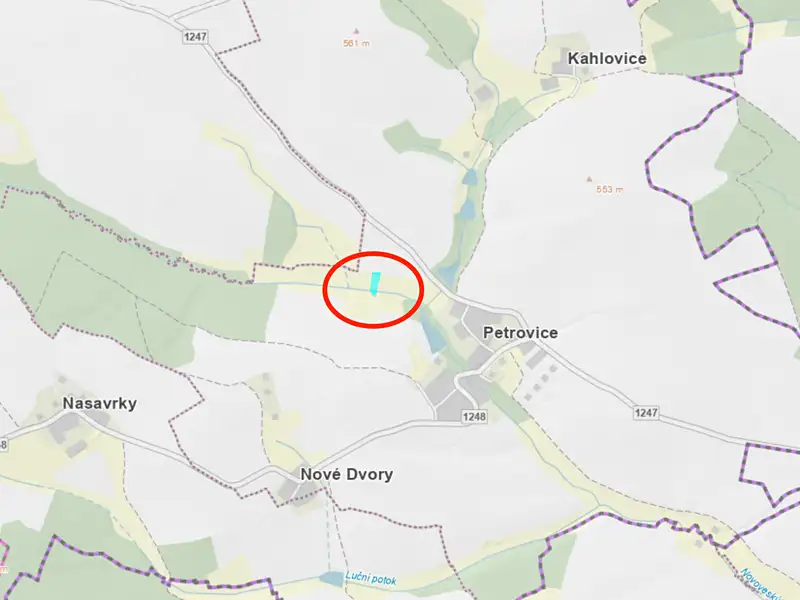 Prodej pole 2474 m², Miličín – náhled fotky 3