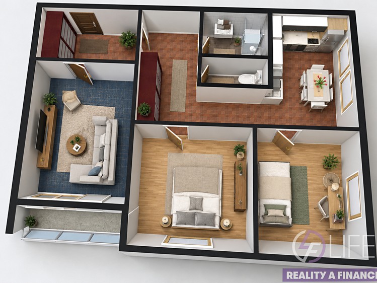 Квартира 3+1 на продаж, 63 м² (2 з 12)