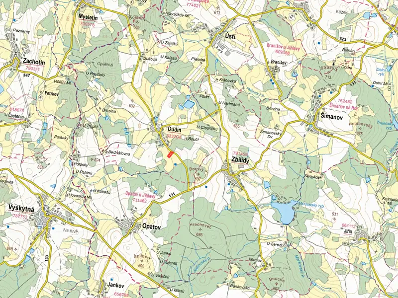 Prodej louky 6792 m², Dudín – náhled fotky 2