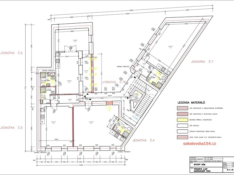 Квартира 1+kk на продаж, 43 м² (6 з 7)