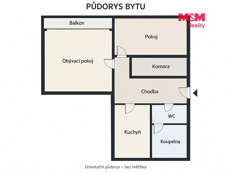 Квартира 2+1 на продаж, 58 м² (14 з 15)