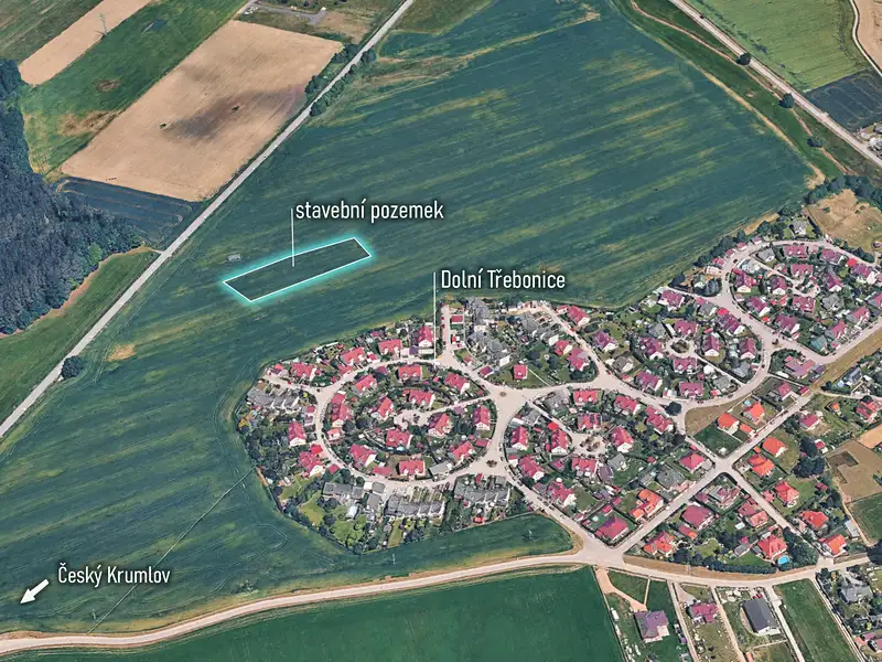 Prodej stavebního pozemku 3318 m², Dolní Třebonín – náhled fotky 3