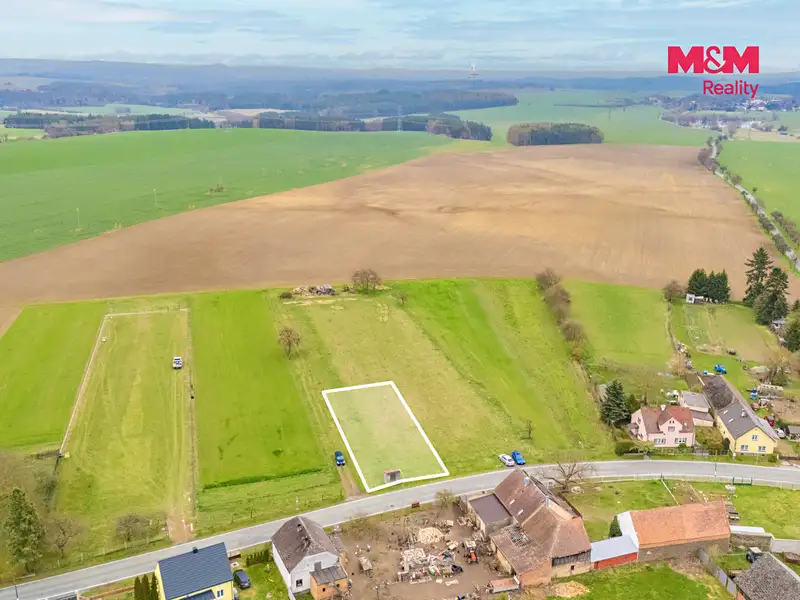 Prodej stavebního pozemku 1040 m², Horní Kozolupy – náhled fotky 3