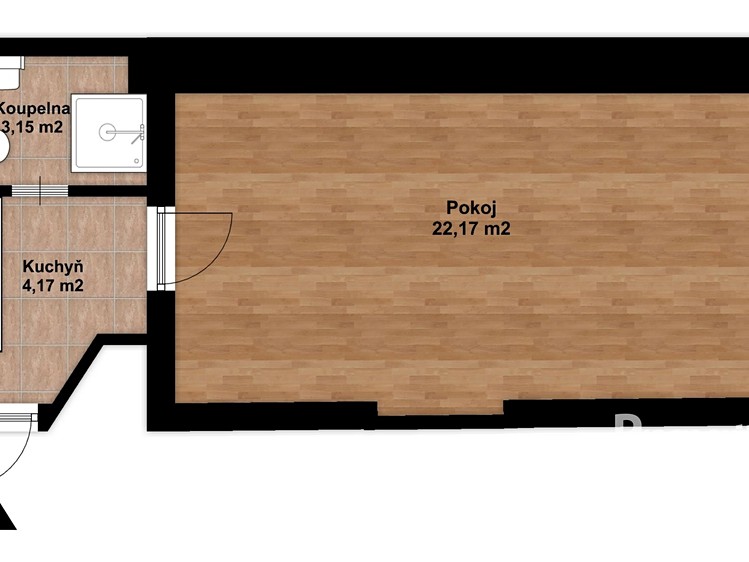 Wohnung 1+1 zum Kauf, 28 m² (4 von 15)