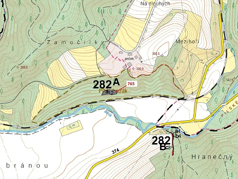 Dražba lesa 1793 m², Lhota Rapotina – náhled fotky 3