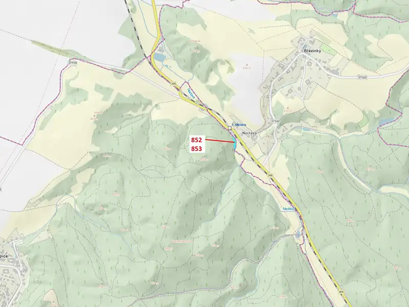 Dražba lesa 1054 m², Biskupice – náhled fotky 1