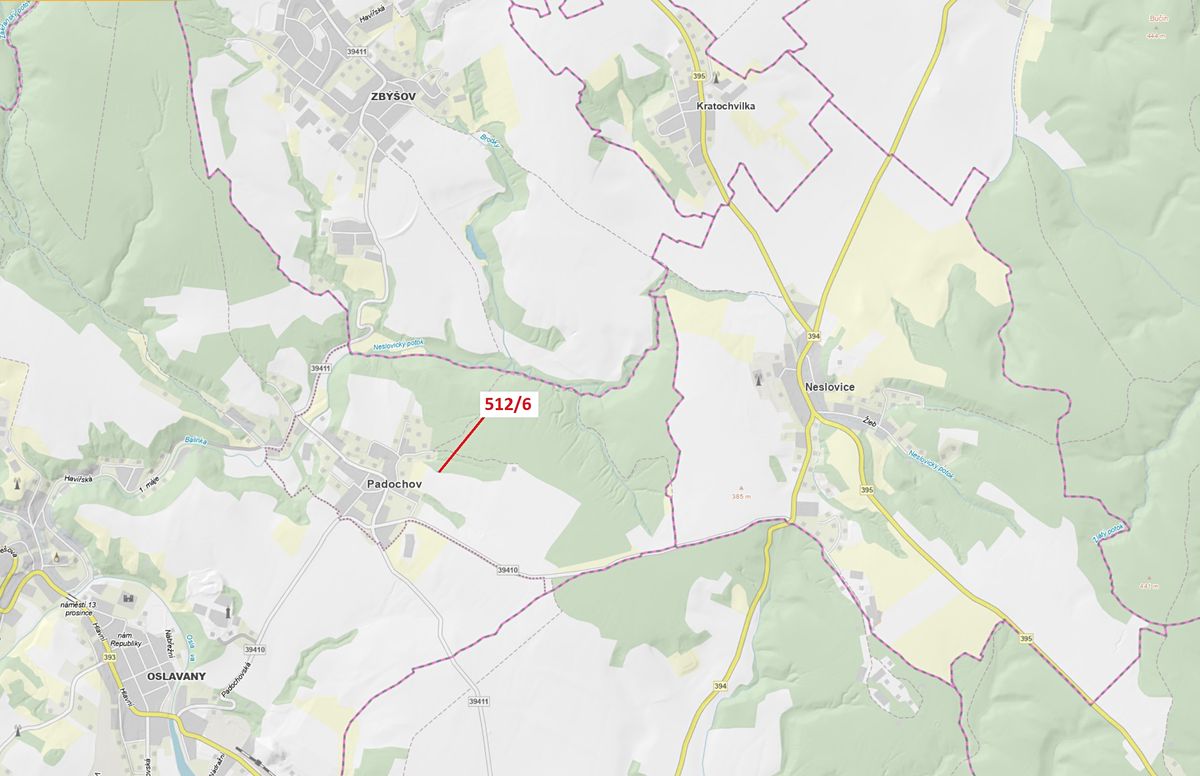 Dražba lesa 52 m², Oslavany – fotka 1 z 3