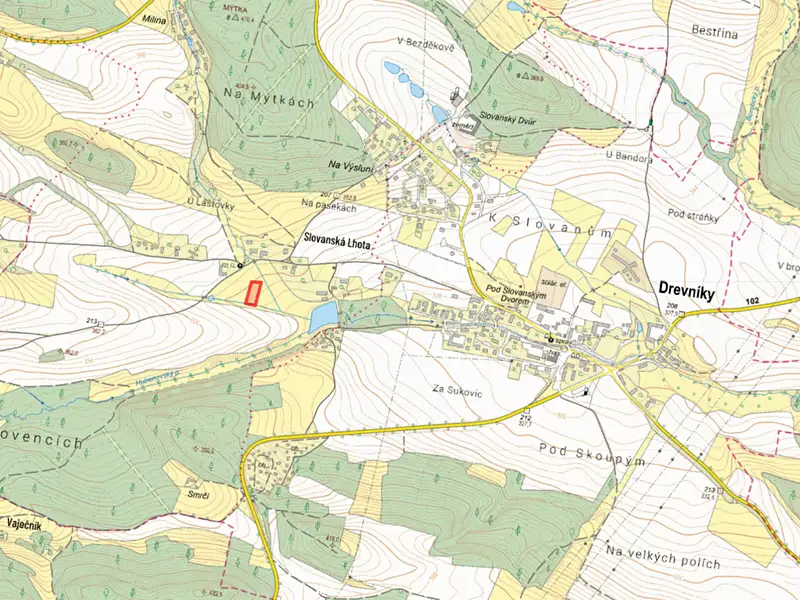 Prodej louky 2076 m², Drevníky – náhled fotky 2
