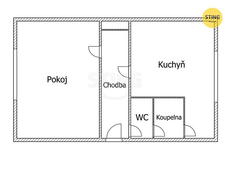 Prodej bytu 1+1, 43 m² (10 z 10)