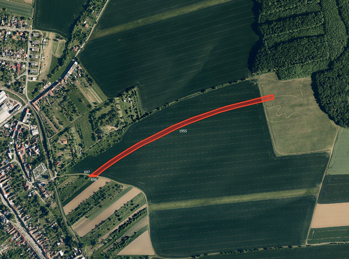 Prodej pole 17627 m², Zborovice – fotka 1 z 3
