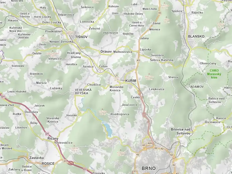 Prodej pole 4738 m², Čebín – náhled fotky 3
