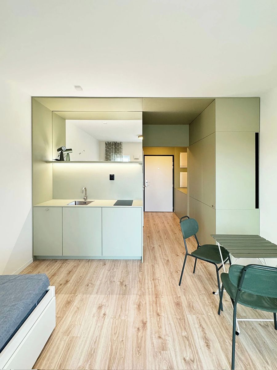 Pronájem bytu 1+kk 26 m², Mšené-lázně – fotka 1 z 3