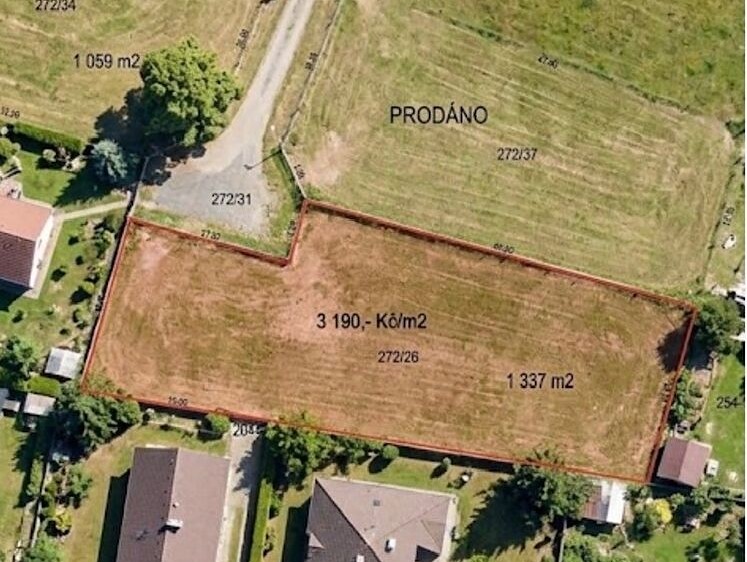 Prodej pozemku, 1 059 m² (1 z 10)