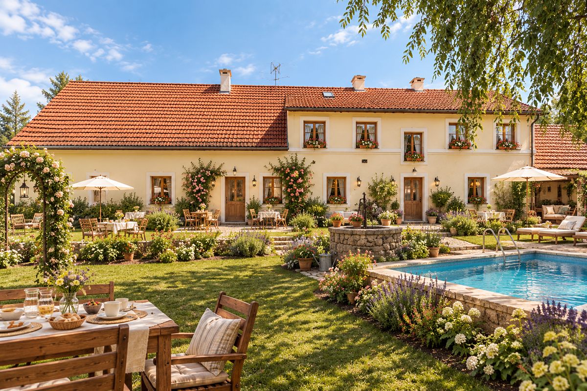 Prodej ubytovacího zařízení 352 m², Postupice – fotka 1 z 3