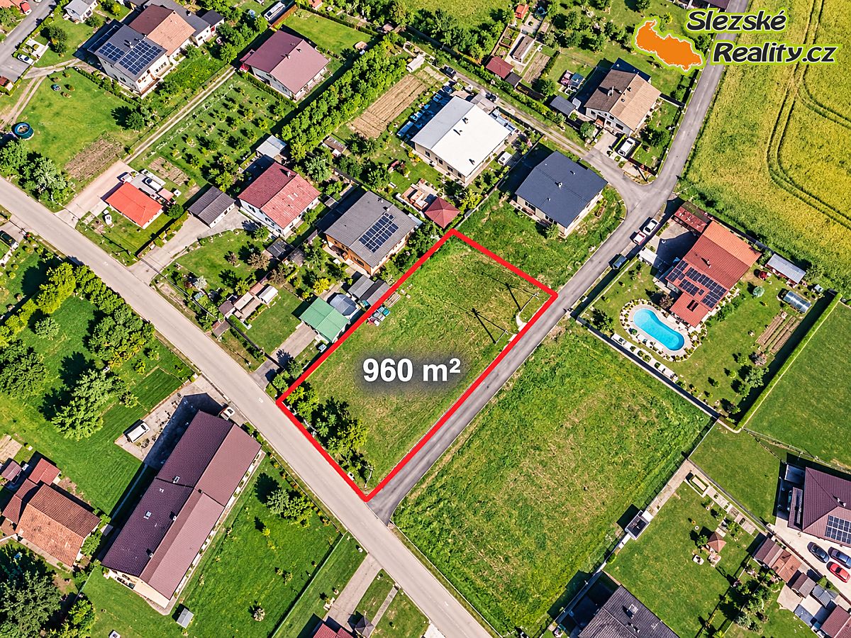 Prodej stavebního pozemku 960 m², Fryčovice – fotka 1 z 3