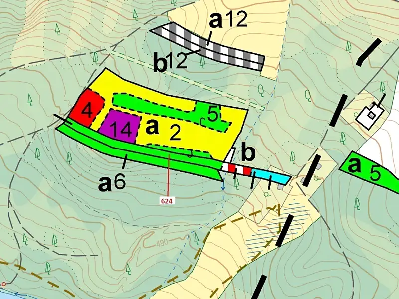 Dražba lesa 2895 m², Jesenice – náhled fotky 3