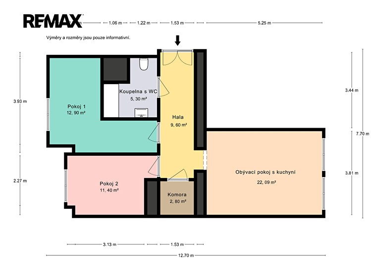 Wohnung 3+kk zum Kauf, 65 m² (2 von 20)