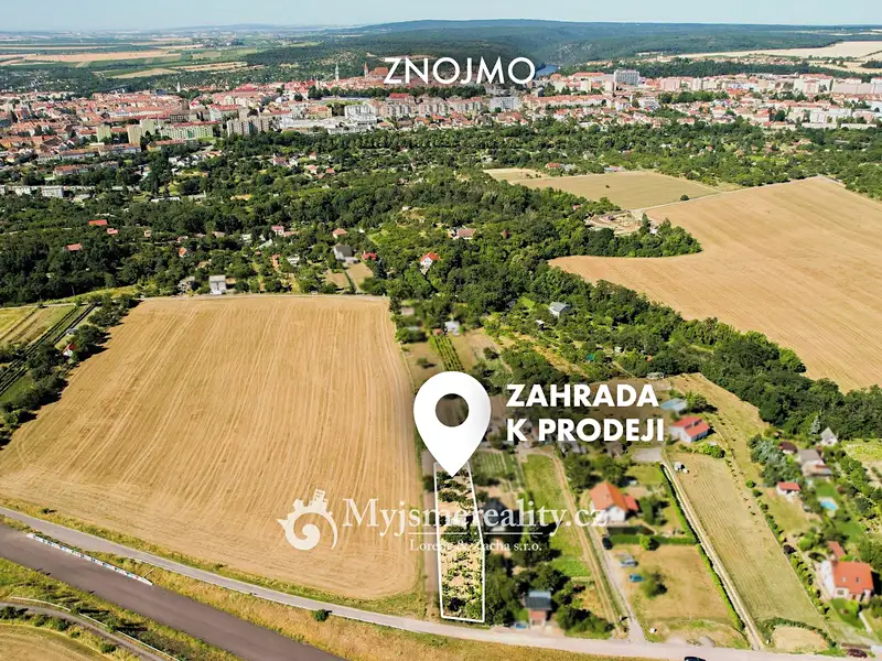Prodej zahrady 1132 m², Znojmo – náhled fotky 1