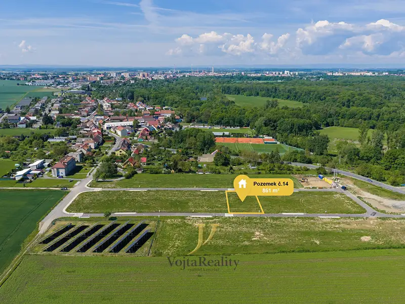 Prodej stavebního pozemku 861 m², Přerov – náhled fotky 2