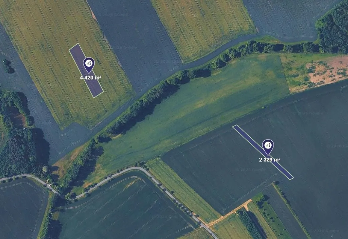Prodej podílu 1/2 pole 3026 m²