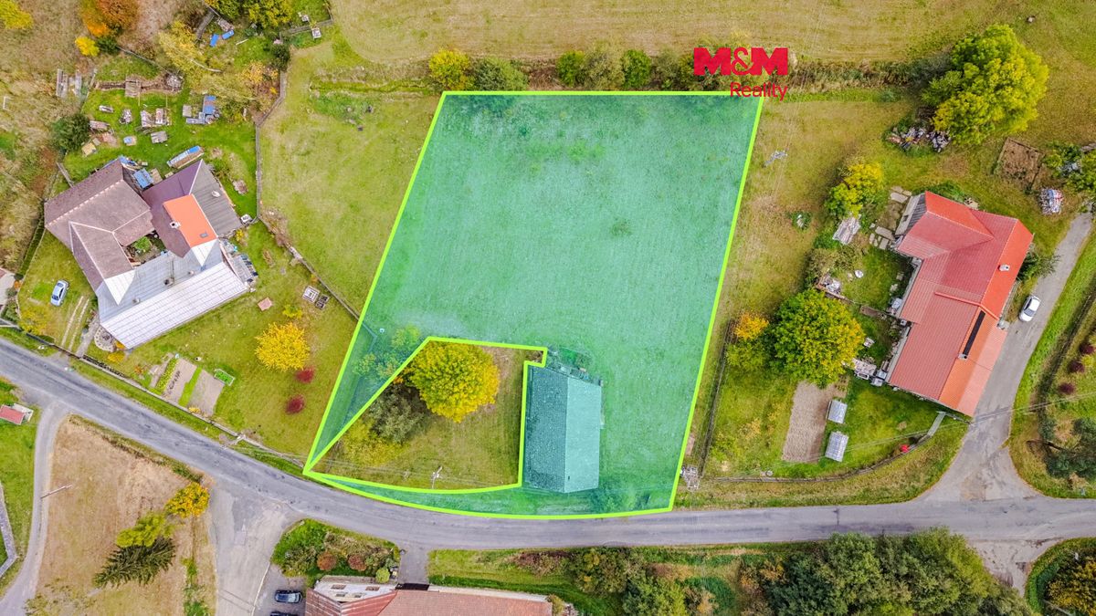 Prodej stavebního pozemku 3703 m², Potštát – fotka 1 z 3