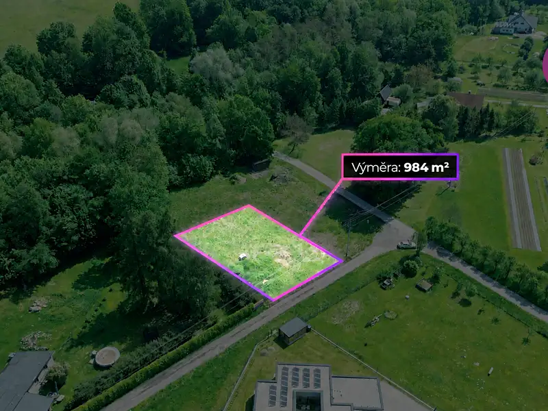 Prodej stavebního pozemku 984 m², Hukvaldy – náhled fotky 3