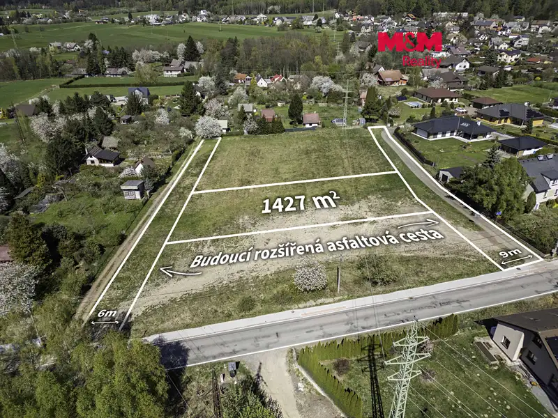 Prodej stavebního pozemku 1427 m², Kramolna – náhled fotky 1