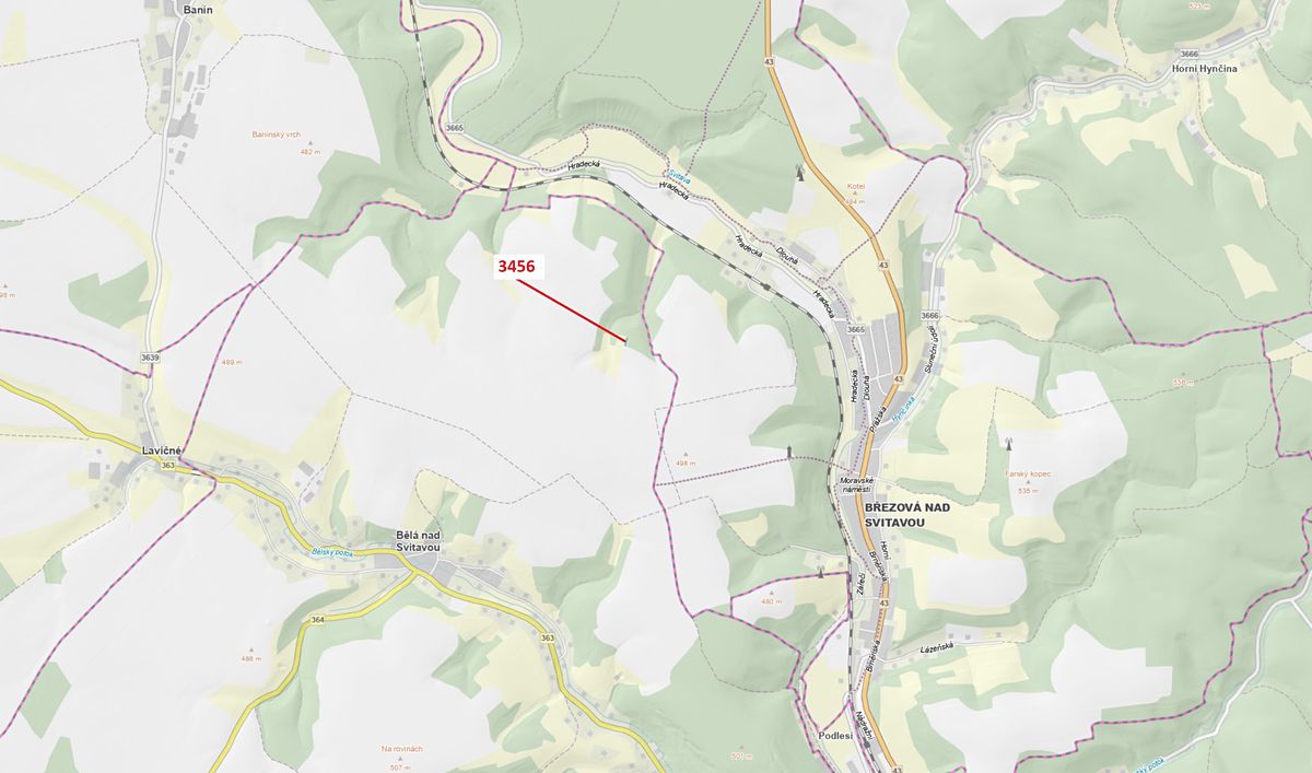 Dražba lesa 212 m², Bělá nad Svitavou – fotka 1 z 3