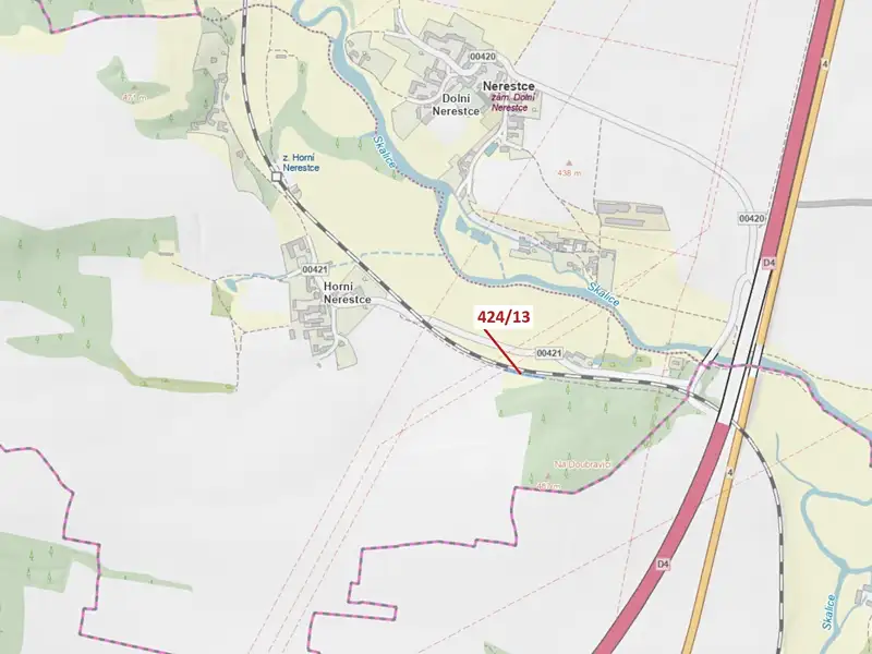 Dražba pozemku 392 m², Nerestce – náhled fotky 1