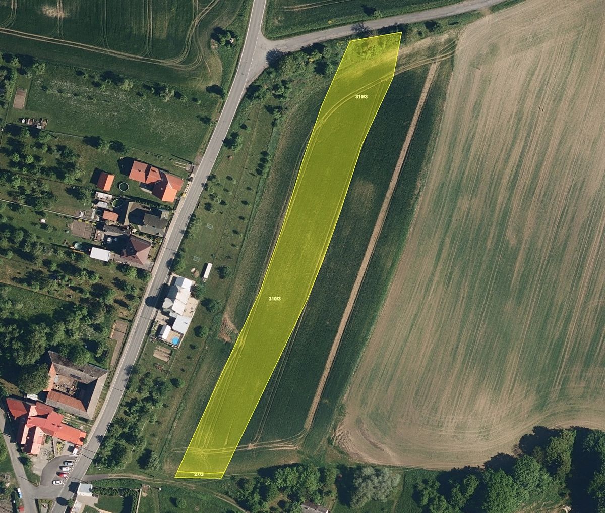 Prodej stavebního pozemku 6258 m² – fotografie 3
