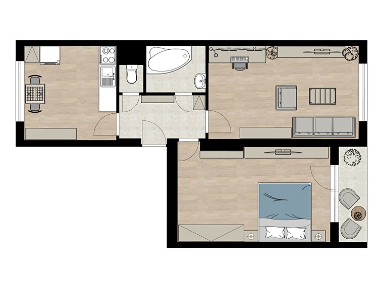 Prodej bytu 2+1, 67 m² (2 z 11)