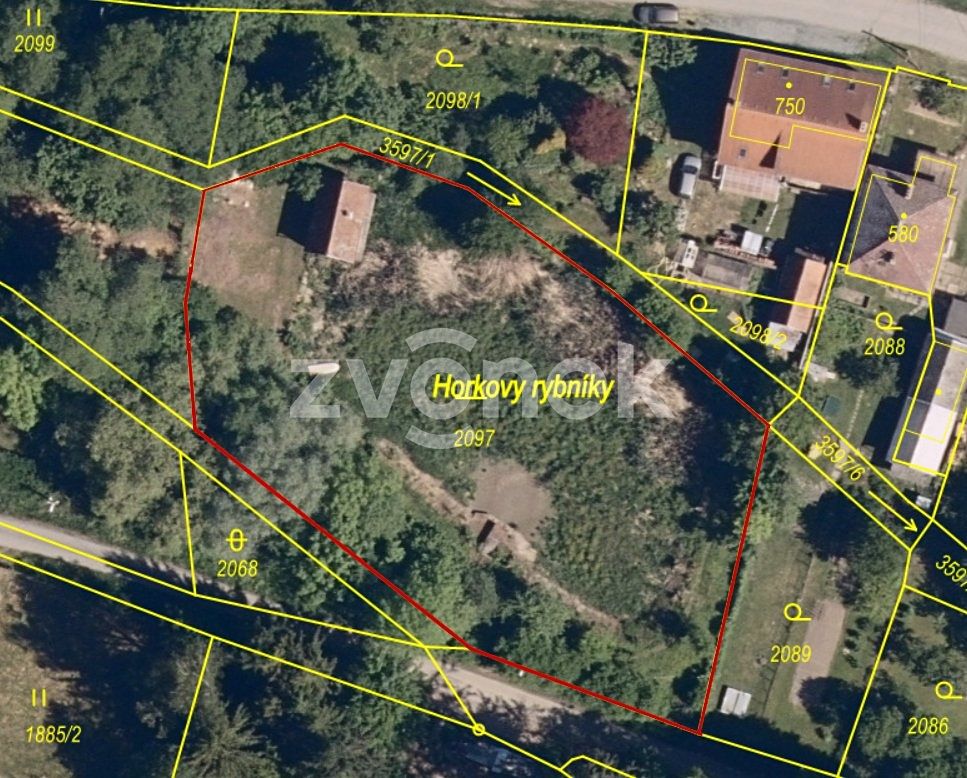 Prodej rybníku (vodní plochy) 2136 m²