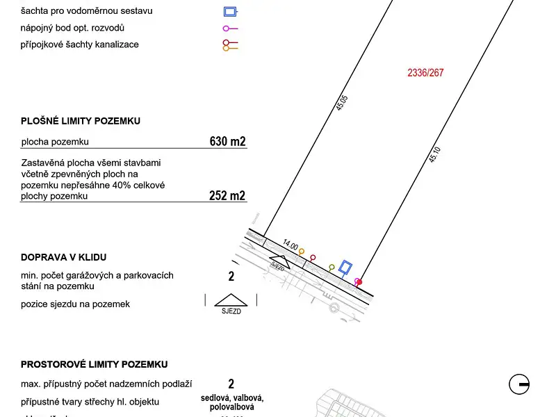 Prodej stavebního pozemku 630 m², Oslavany – náhled fotky 3