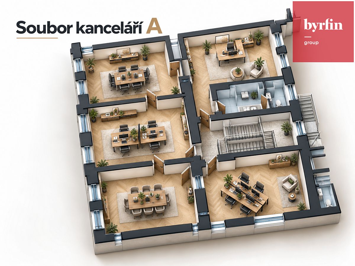 Pronájem kanceláře 138 m² – fotografie 2