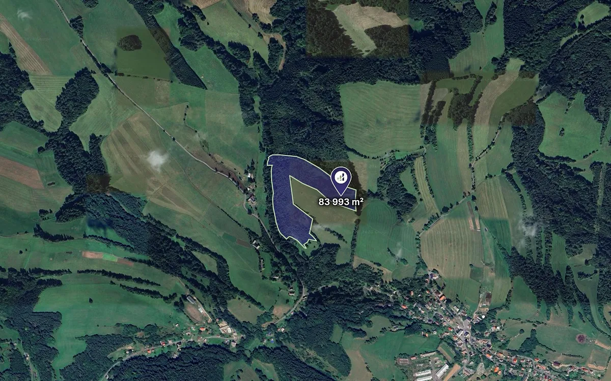 Prodej lesa 97502 m²