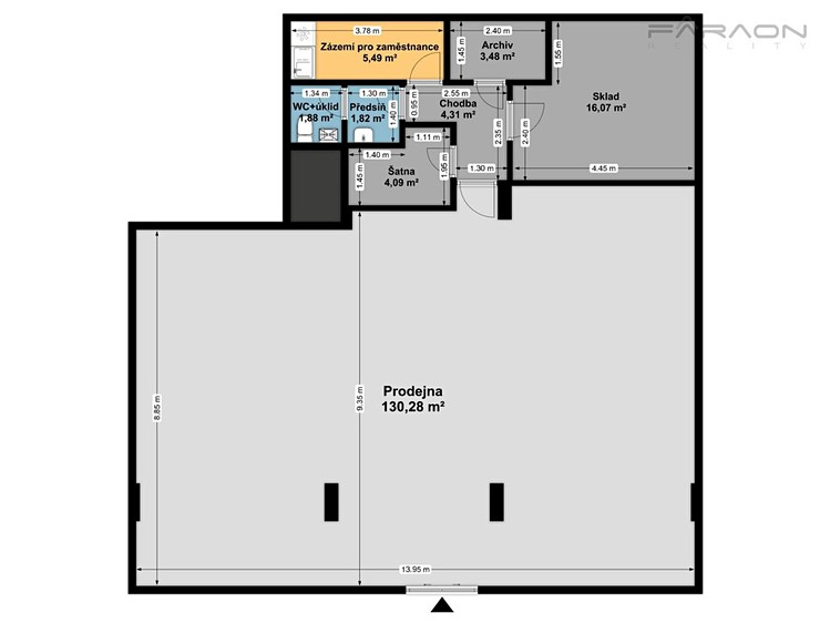 Комерційне приміщення в оренду, 174 м² (16 з 18)