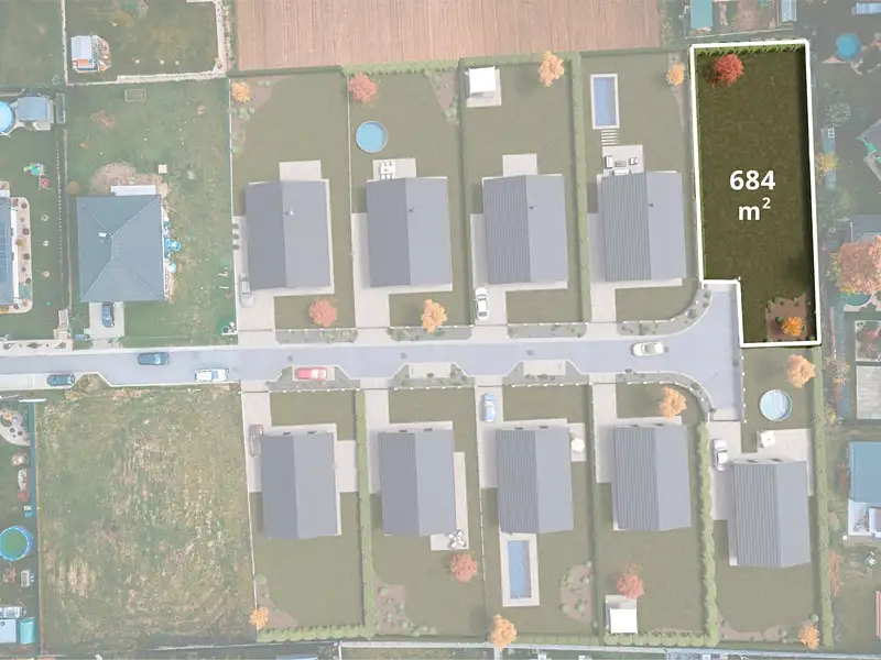 Prodej stavebního pozemku 684 m², Labské Chrčice – náhled fotky 1