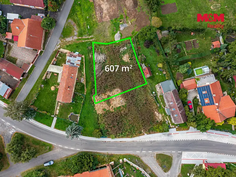 Prodej stavebního pozemku 607 m², Velemín – náhled fotky 2