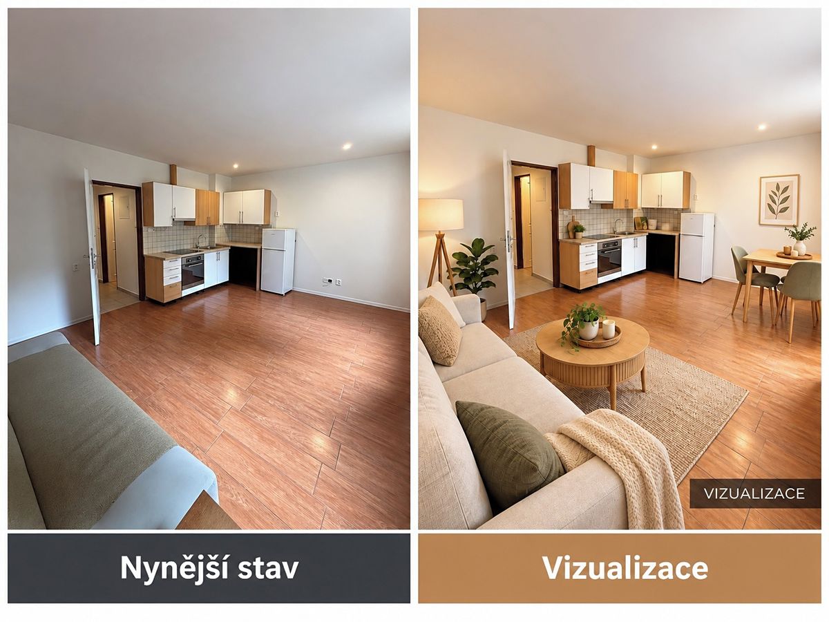 Pronájem bytu 1+kk 23 m²