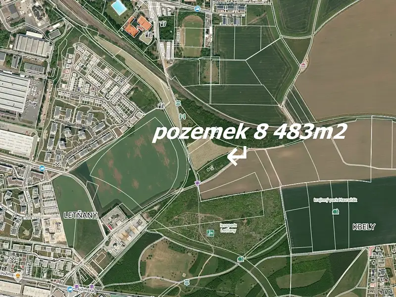 Prodej pozemku 8242 m², Praha – náhled fotky 3